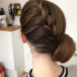 brown plait