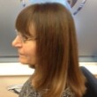 long brown side hair